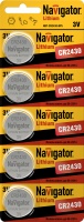  NBT-CR2430-BP5 3v элемент питания Navigator