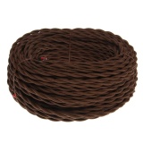 РЕТРО кабель 3*1,5 коричневый 20м