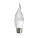 Лампа LED-CW37-6w 500Лм свеча на ветру 220В 4000К Е27 СОЮЗ