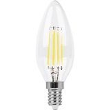 Лампа LB-73 (9W) 230V E14 4000K филамент С35 прозрачная