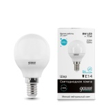 Лампа Gauss LED Elementary Globe 8W E14 4100K 1/10/50¶