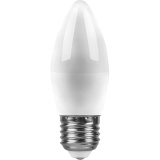 Лампа LB-570 (9W) 230V E27 6400K свеча (1/10)