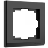 Черный - Рамка на 1 пост / WL04-Frame-01-black Werkel