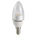 Лампа LED свеча Е14 4w 14SMD 4200K прозрачная ES
