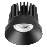 357586 SPOT NT18 107 черный Встраиваемый светильник IP44 LED 3000K 10W 100-265V METIS