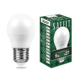  Cафит Лампа  9W шар Led E27 6400K G45 SBG4509 560Lm (10/200)