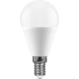 Лампа LB-950 (13W) 230V E14 6400K G45 шар (1/10)