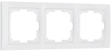 Белый снаб - Рамка на 3 поста (белый, basic) / WL03-Frame-03	