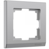 Серебро - Рамка на 1 пост / WL04-Frame-01  Werkel