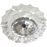132 JD-СL 20w G4 прозрачный кристалл, светильник декорат. под галог.лампу G4