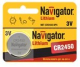  NBT-CR2450-BP5 3v элемент питания Navigator
