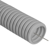 Труба гофрированная D=20 мм ПВХ (25м) строительная с зондом СВ Профиль 25м