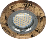 8484-2, 15*2835 SMD , MR16 50W G5.3,  черный-золото, серебро