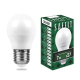  Cафит Лампа  7W шар Led E27 6400K G45 SBG4507 560Lm (10/200)