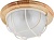 НБО 03-60-012  220V 60Вт  Е27 IP54 дерево, клен, круг, с решеткой