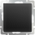 Черный матовый - Выключатель одноклавишный / WL08-SW-1G  Werkel