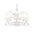 1839-5Р Подвесная люстра Mariposa Favourite 