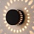 Св-к 1585 TECHNO LED / садово-парковый со светодиодами ARKADA черный