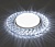 Светильник встраиваемый 4021 CD LED 6400К GX53 прозрачный хром (1/50)