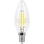 Лампа LB-73 (9W) 230V E14 4000K филамент С35 прозрачная