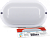 Св-к СПП 1065-ОВАЛ 10w 6500К 900Лм IP65 160*88мм баня IN HOME (арт. 0213) (1/32)