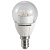 Лампа LED шар Е14 5w 14SMD 3300K прозрачная ES