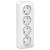 Розетка о/п 4-ая б/з без шторок 16А, 250В,изол.пл., белый, BLANCA, Schneider Electric (5)