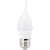  Cафит Лампа  7W Led E27 4000K C37 свеча на ветру SBC3707 560Lm (10/200)