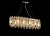 NW082-L1000*W280*H280 OVAL H GOLD (1) Люстра
