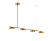 1776-DW-4 BRASS 30W 4000K Подвесная люстра