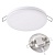 358141 SPOT NT19 117 белый Встраиваемый светильник IP20 LED 3000K 12W 85 - 265V MOON